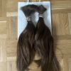 Cheveux longs blonds foncés épais naturels 35 cm déjà coupés