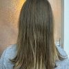 38 cm de cheveux bruns naturels