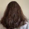 Cheveux bruns épais 50cm max
