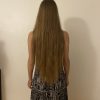 Beaux cheveux naturels blond foncé